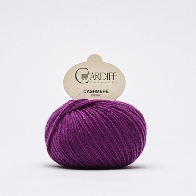 CASHMERE CLASSIC Cardiff Cashmere Farby CASHMERE: 695 purpurová