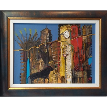 Image 1 of Абстрактна картина " Денят на телеца"