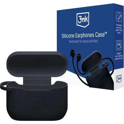3mk Protection 3mk силиконов калъф за AirPods за AirPods Pro 3 - черен (5903108685047)