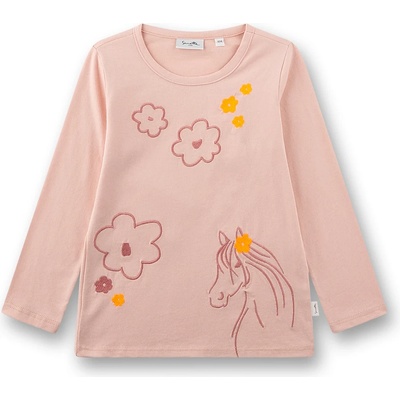Sanetta Детска блуза с дълъг ръкав Sanetta Kid's Shirt 12138 Longsleeve - Blush - размер 92 (EU) (704-5328-0111)