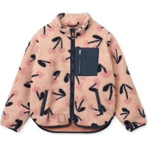 LIEWOOD Детско поларено яке LIEWOOD Kid's Nolan Pile Jacket Fleece jacket - Mega Cherry Heart / Rosey - размер 122 (EU) (703-6690-1118)