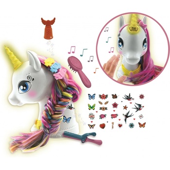 Lexibook Interaktivní hračka Kouzelná interatktivní hlava Jednorožce s příslušenstvím 3380743096100
