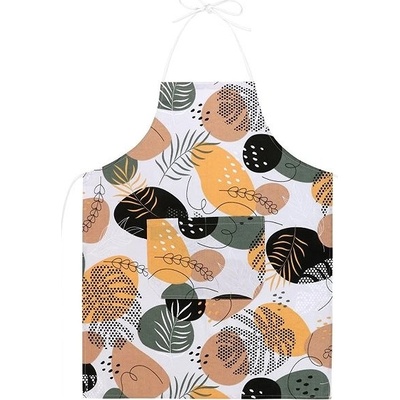 Bellatex Kuchyňská zástěra ADÉLA zástěra 67x84 cm Oblázky béžová