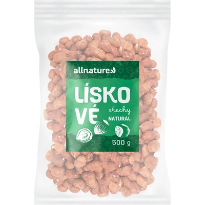 Allnature Lískové ořechy jádra 500 g