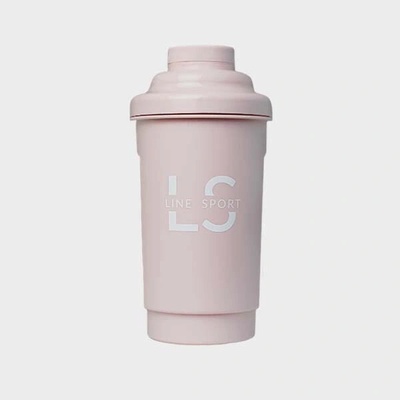 Šejkr na proteinové koktejly Line Sport 600 ml - pudrově růžová