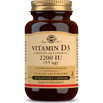 Solgar Vitamín D3 2200 IU 50 kapsúl