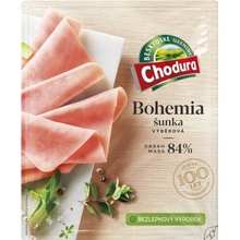 Chodura Bohemia Šunka výběrová plátky 84% masa 100 g