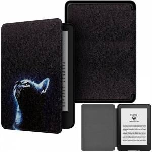 Stradour Kindle Paperwhite 6/ Colorsoft/ Signature Edition- Moon Cat graphic case