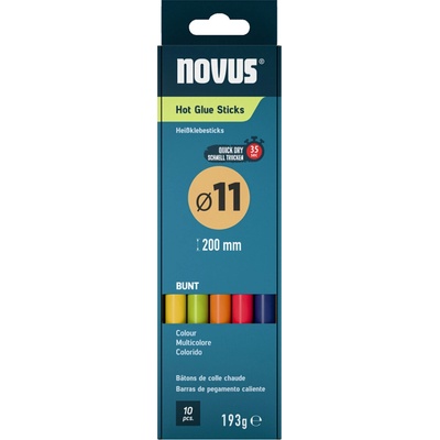 Novus tavné tyčinky, O 11 mm, 10 ks, mix barev