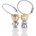 TROIKA Ключодържател Troika-LITTLE KING & LITTLE QUEEN (KR9-38/CH)