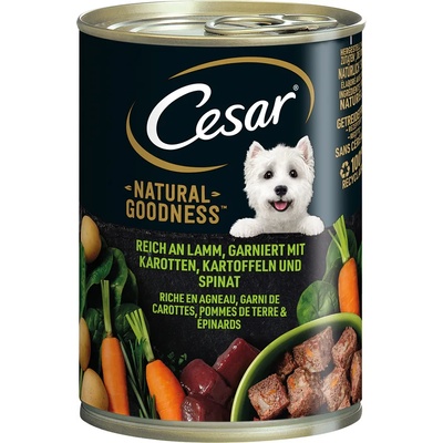 Cesar 12х400г Natural Goodness Cesar, консервирана храна за кучета - агнешко