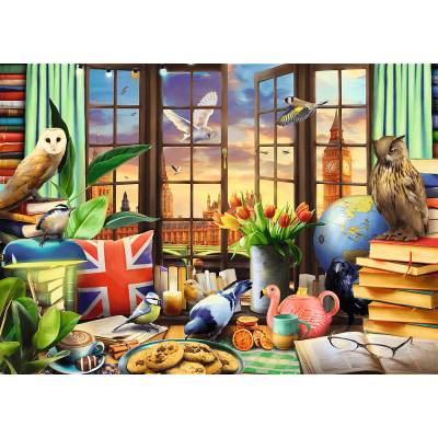 Trefl - Puzzle Premium Plus Tea Time: All things British - 1 000 piese