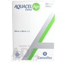 AQUACEL Ag+ Extra krytie na rany so striebrom so zosilneným účinkom 20 x 30 cm 5 ks