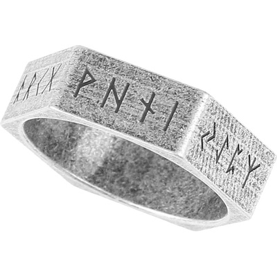 NNM пръстен Hexagon Viking Nordic Runes RETRO - SS8-R230 РЕТРО