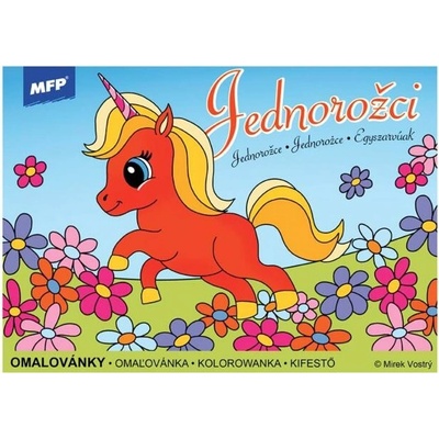 Maľovanka A5 Jednorožci