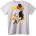 NOONEBRAND Гоку Най-добри приятели Аниме Тениска - 2XL, White