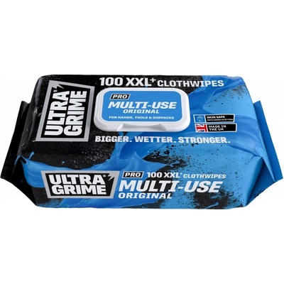 Ultra Grime Vlhčené ubrousky XXL víceúčelové 100 ks