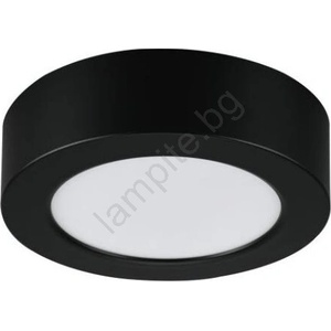 Rábalux 75074 - LED таванно осветително тяло за баня SHAUN PLUS 7W/230V Ø 12 см IP44 черно (RL75074)