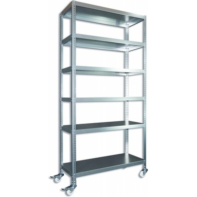 Biedrax policový regál 50 x 100 x 190 cm 6 políc pozink
