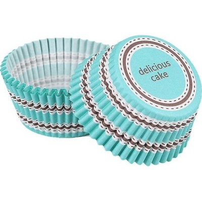 Cakesicq Cukrářský košíček teal delicious 50x30mm 1000ks
