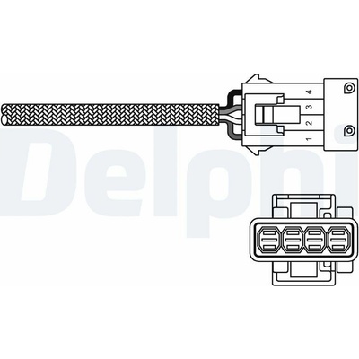 Lambda sonda DELPHI ES20255-12B1 (ES2025512B1)