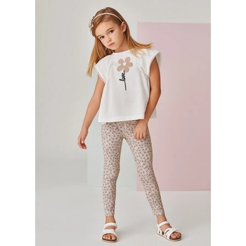 Image 1 of Mayoral Комплект с клин на цветя за момиче Майорал в цвят бадем