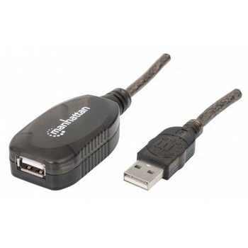 Manhattan 150958 USB кабел 20 м USB 2.0 USB A Черен (150958) (150958)