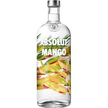 Vodka Absolut Mango 40% 1 l (holá láhev)