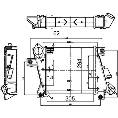 Chladič turba MAHLE CI 508 000S (CI508000S)