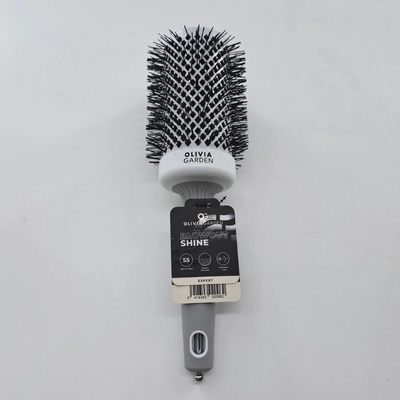 Olivia Garden Expert Blowout Shine White&Grey foukací kartáč 55 mm – Hledejceny.cz
