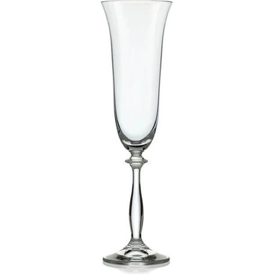 Bohemia Crystal sklenice na šampaňské Angela 6 x 190 ml