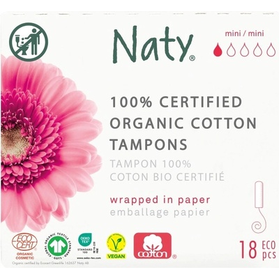 Eco By Naty Tampóny Mini 18 ks
