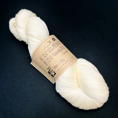 MMboutique Příze na barevní 75% merino 25% Mulberry Silk LACE 800 m