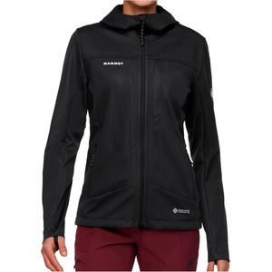 Mammut Дамско софтшел яке Mammut Women's Ultimate VIII Softshell Hooded Jacket Softshell jacket - Black - размер XS (103-2752-0111)