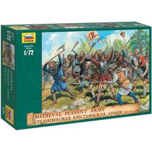 Zvezda Wargames (AoB) фигурки 8059 Средновековна селска армия (1: 72)