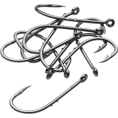Kinetic Baitholder Single Hook Black vel.4 10 ks