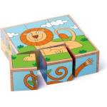 Woodyland Кубус 3 x 3 - екзотични животни (93056)