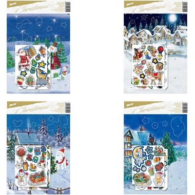 MFP 8886002 Adventní kalendář samolepky 245x360mm