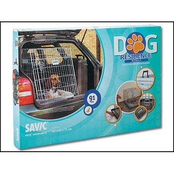 Savic Dog Residence Mobile Klec do auta zkosená 91 x 61 x 71 cm