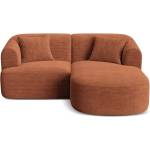 Cosmopolitan Design Теракотен ъглов диван от рипсено кадифе (десен ъгъл) Campi - Cosmopolitan Design (COS_RC_S_266_F1_CAMPI3)
