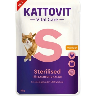 Kattovit Cat Sensitive kačica 85 g