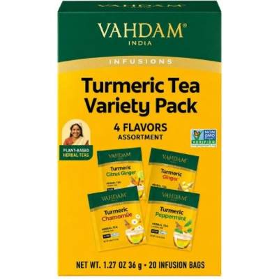 Vahdam Indie VAHDAM Turmeric Tea Variety Pack 36 g