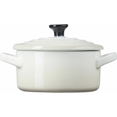 Le Creuset Mini hrnec s poklicí 10 cm bílá 71901107160100