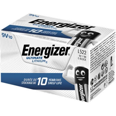 Energizer ULTIMATE LITHIUM 9V 10ks 7638900332889