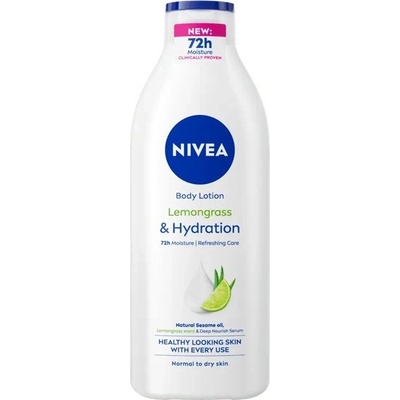 Nivea Lemongrass hydratační tělové mléko 400 ml