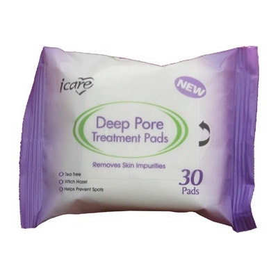 ICARE Podušky vlhčené DEEP PORE 30 ks