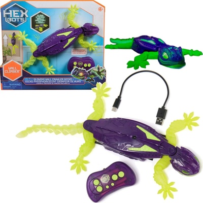 Hex Bots RC fosforeskující Gekon lezoucí po stěnách