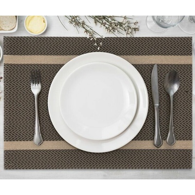 Eurofirany Prestieranie ELLA natur hnedé umývateľné natura 30x45 cm
