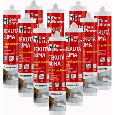 Den Braven Tekutá guma 280 ml transparentní 12 ks – Zboží Mobilmania