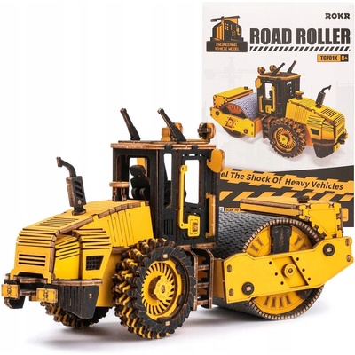 Robotime Rokr 3D dřevěné puzzle Silniční válec 149 ks